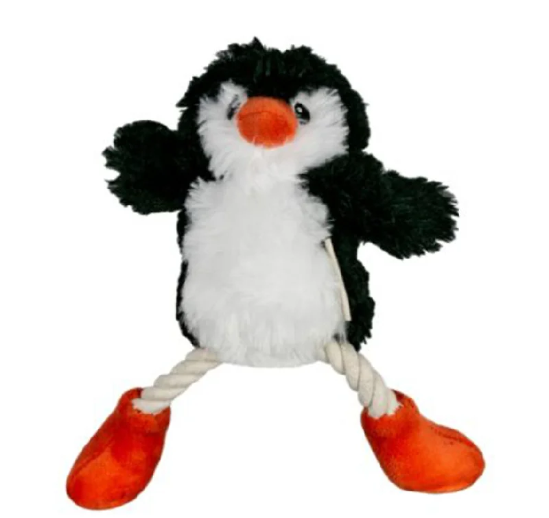  -Non-toxic pet toy recommendationsTall Tails Penguin Pull-through Rope Tug Toy