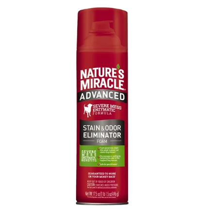 - Parrot toy selectionNature's Miracle Dog Advanced Stain & Odour  Foam Aerosol