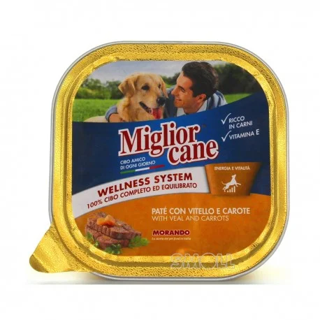 - Dog food for pregnancy and lactationMigliorcane alutray with veal and carrots