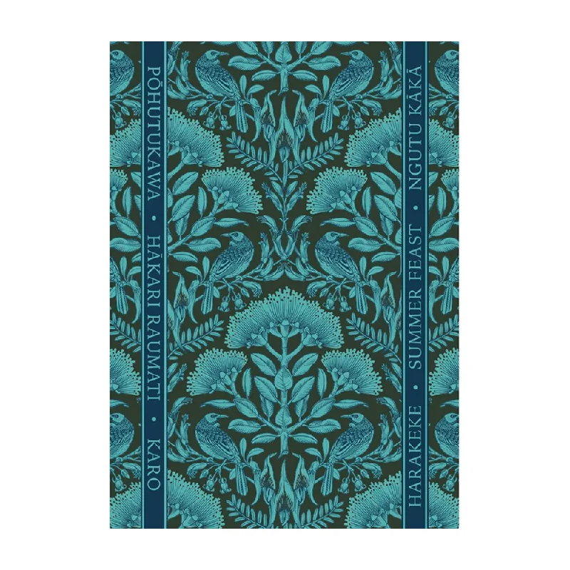 Raumati Tea Towel Turquoise