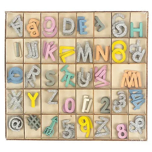 Pet grooming and cleaning products:Glitter Wooden Letters