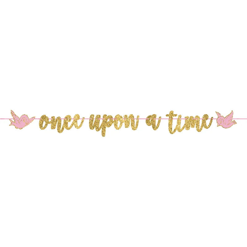 Pet careDisney Princess Once Upon A Time Glittered Ribbon Letter Banner