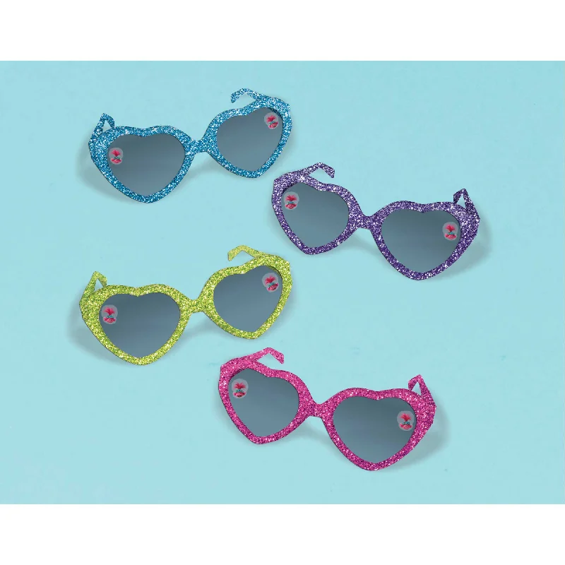 preventing the nails from growing too long and causing discomfort or damage to the pet.Trolls World Tour Glittered Heart Glasses Plastic