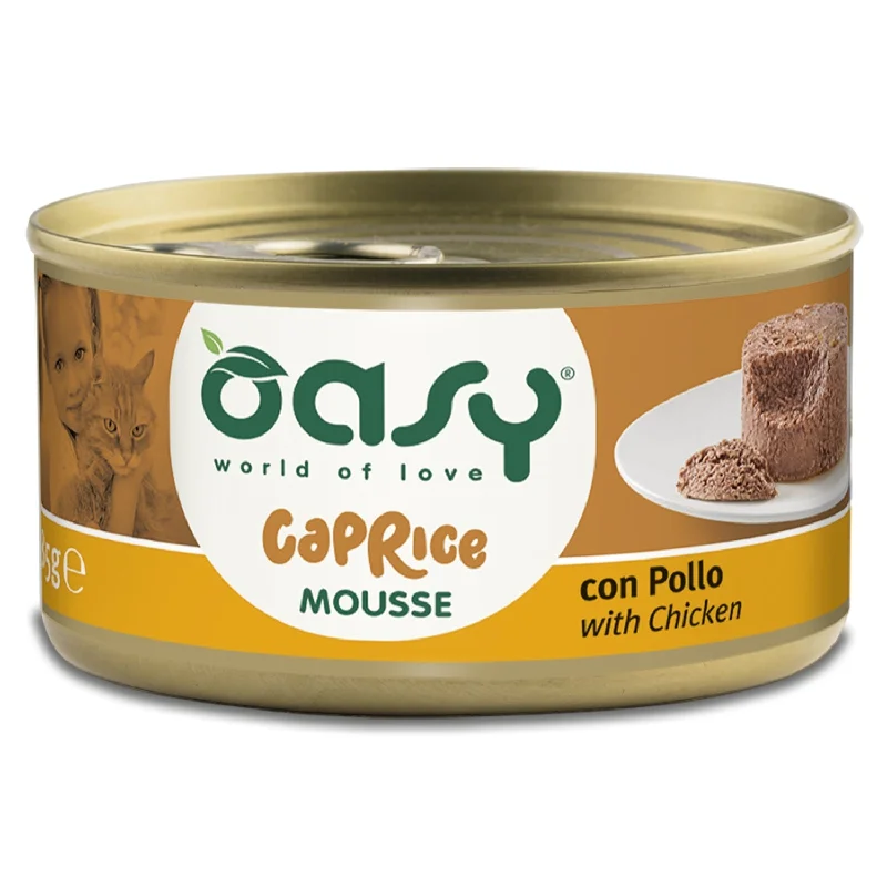 OASY Caprice Mousse s Piletinom, mus za mačke, 85g