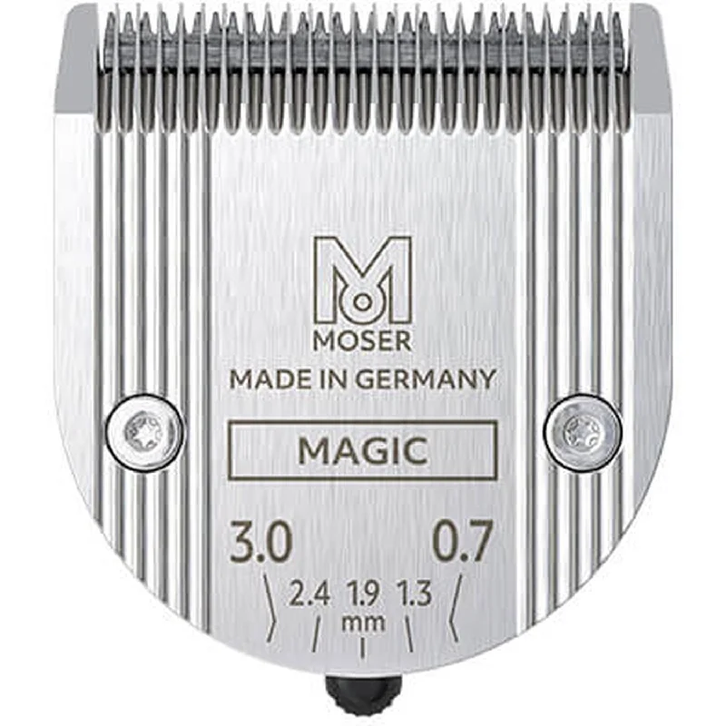 MOSER Rezervni set nožića Magic, od nerđajućeg čelika, retki zupci, 0,7-3mm