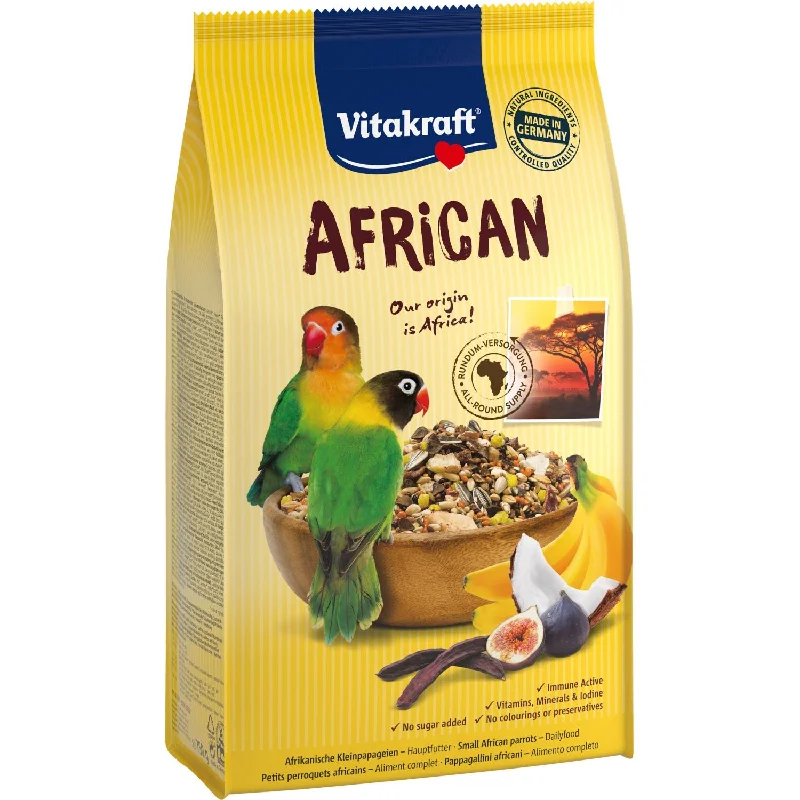 VITAKRAFT African potpuna hrana za ljubavne ptice, mix voća za imunitet, 750g