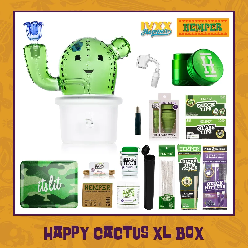 HEMPER - Happy Cactus XL Bong Box