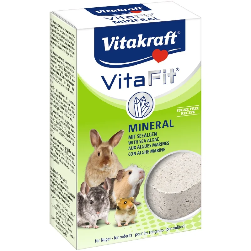 VITAKRAFT Vita Fit mineralni kamen za glodare, obogaćen morskim algama, 170g