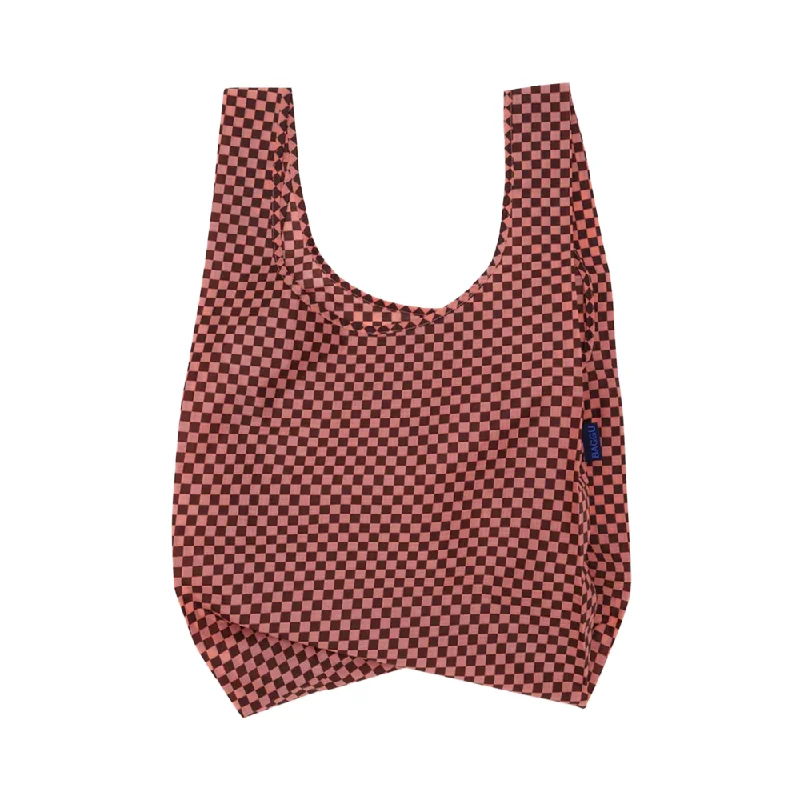 Baggu Standard Pink Brown Check