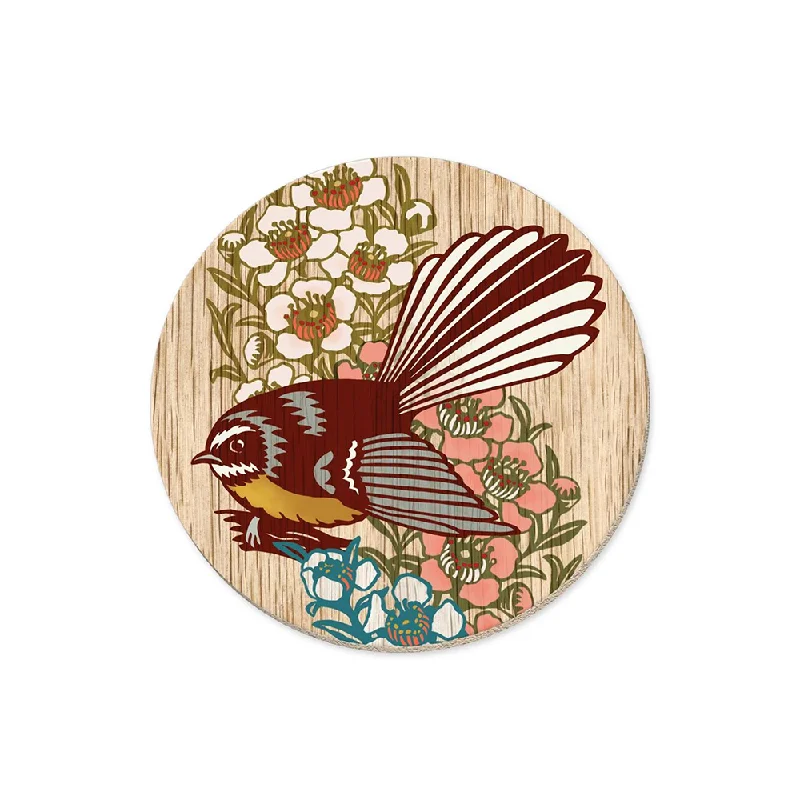 Screenprint Fantail Coaster