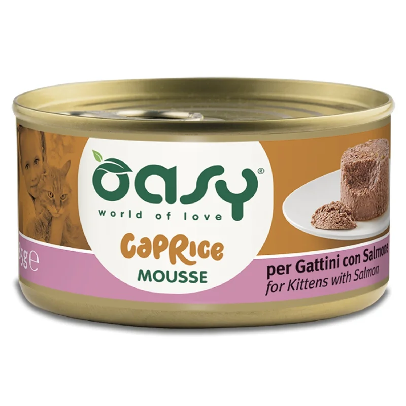 OASY Caprice Mousse KITTEN s Lososom, mus za mačiće, 85g