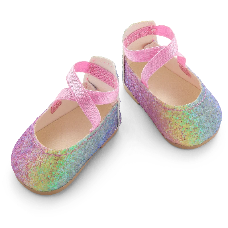 Pet careAmerican Girl® Rainbow Glitter Shoes for 18-inch Dolls