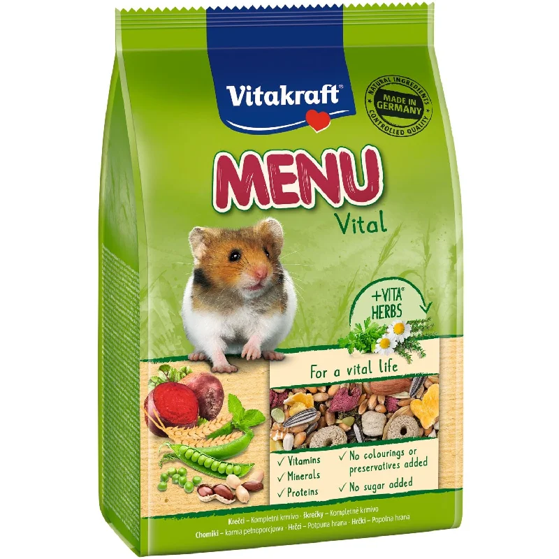 VITAKRAFT Menu potpuna hrana za hrčka, mix semenki, žitarica i bilja, 400g