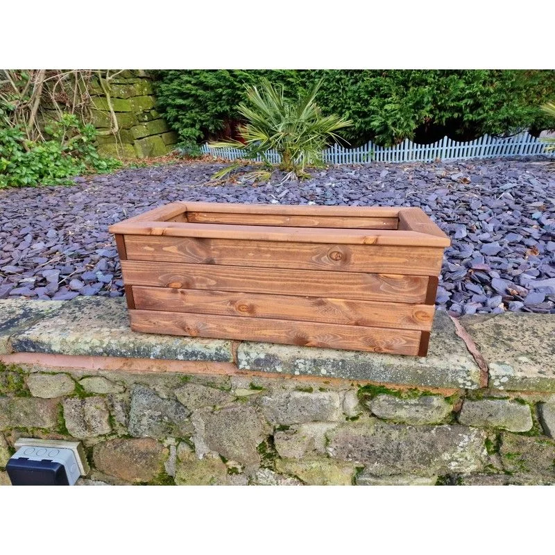 Swedish Redwood Garden Trough Planter by Croft