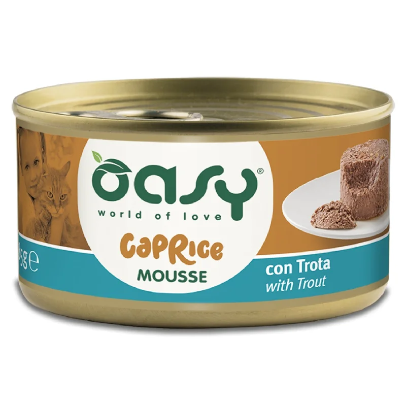 OASY Caprice Mousse s Pastrmkom, mus za mačke, 85g