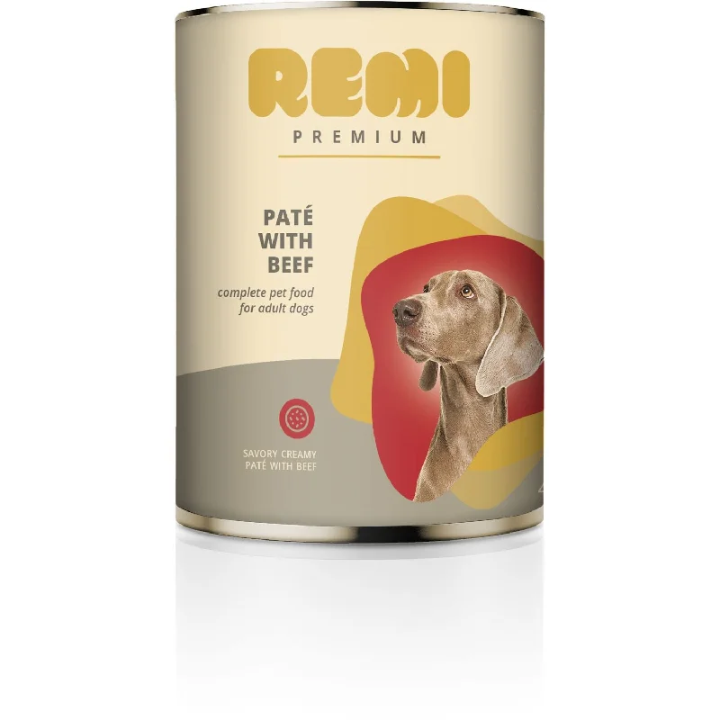 REMI Premium, Pašteta s govedinom, za pse, 400g