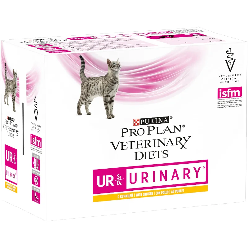 PRO PLAN Vet Diet, Feline UR St/Ox Urinary, 10x85g