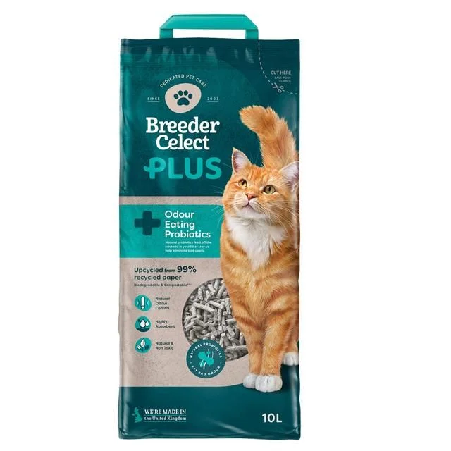 making it smoother and more shiny.Breeder Celect Pro-Biotic Paper Cat Litter   10L