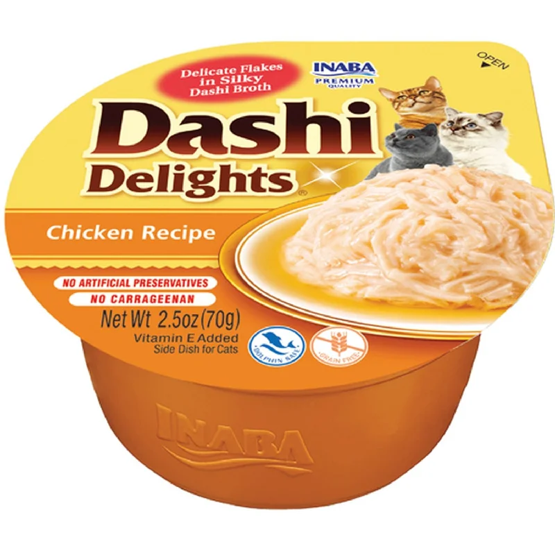 DASHI Delights za mačke, čorba s komadima piletine, 70g