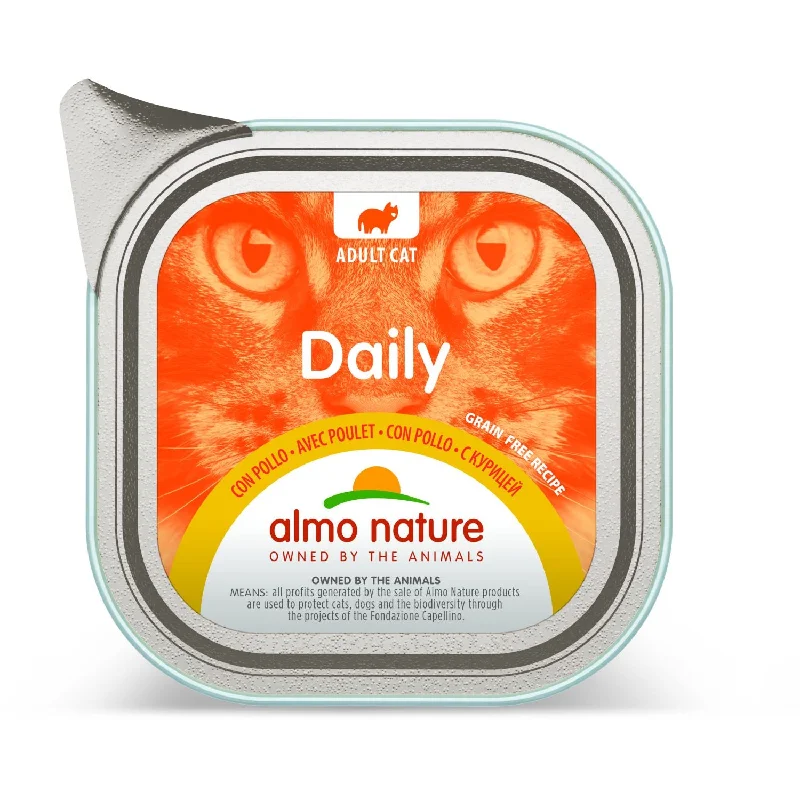 ALMO NATURE Daily Pašteta za mačke s piletinom, 100g