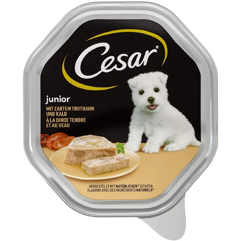 CESAR Classics Pašteta za štence JUNIOR s ćuretinom i teletinom, 150g