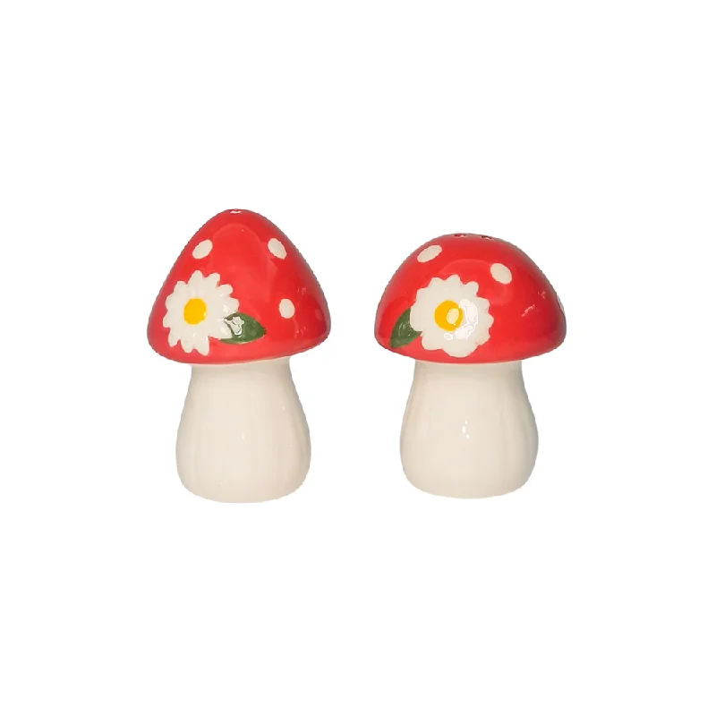 Ceramic Toadstool Salt & Pepper Shakers