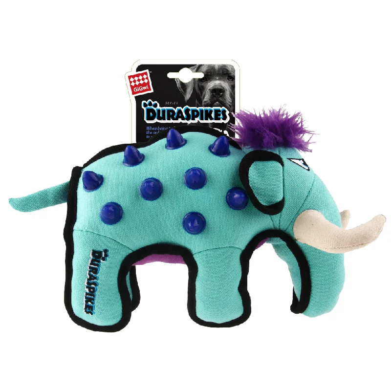 4. **Pet toys are bite-resistant and wear-resistant**GiGwi Duraspikes Extra Durable Elephant Toy for Dogs (Light Blue) | For Medium Chewers