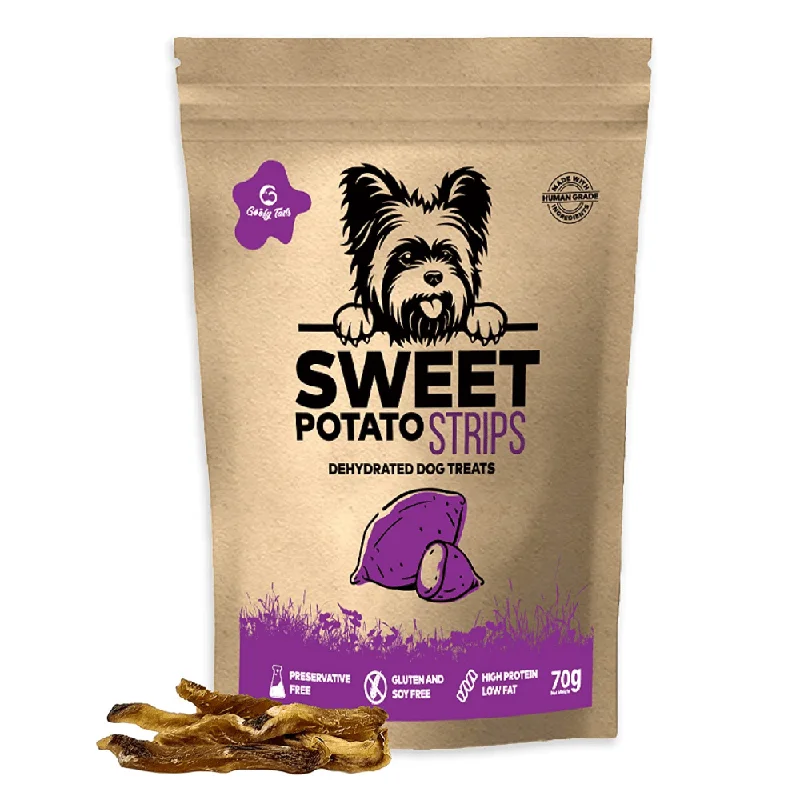  -Cost-effective dog foodGoofy Tails Crispy Sweet Potato Strips Vegetarian Dog Treats