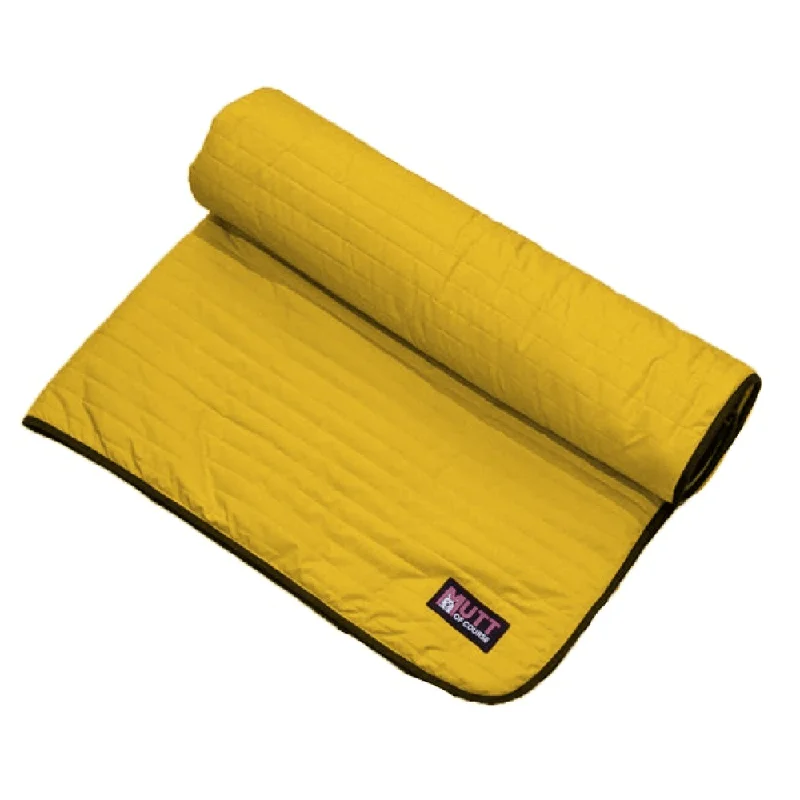 8. **Dog snack bag is portable**Mutt of Course Blanket For Dogs (Retro Mustard)