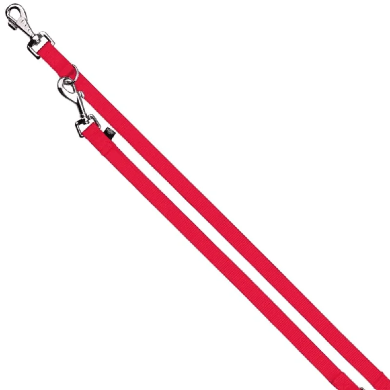 7. **Dog traction rope is automatically retractable**Trixie Classic 3 Stage Adjustable Leash for Dogs (Red)